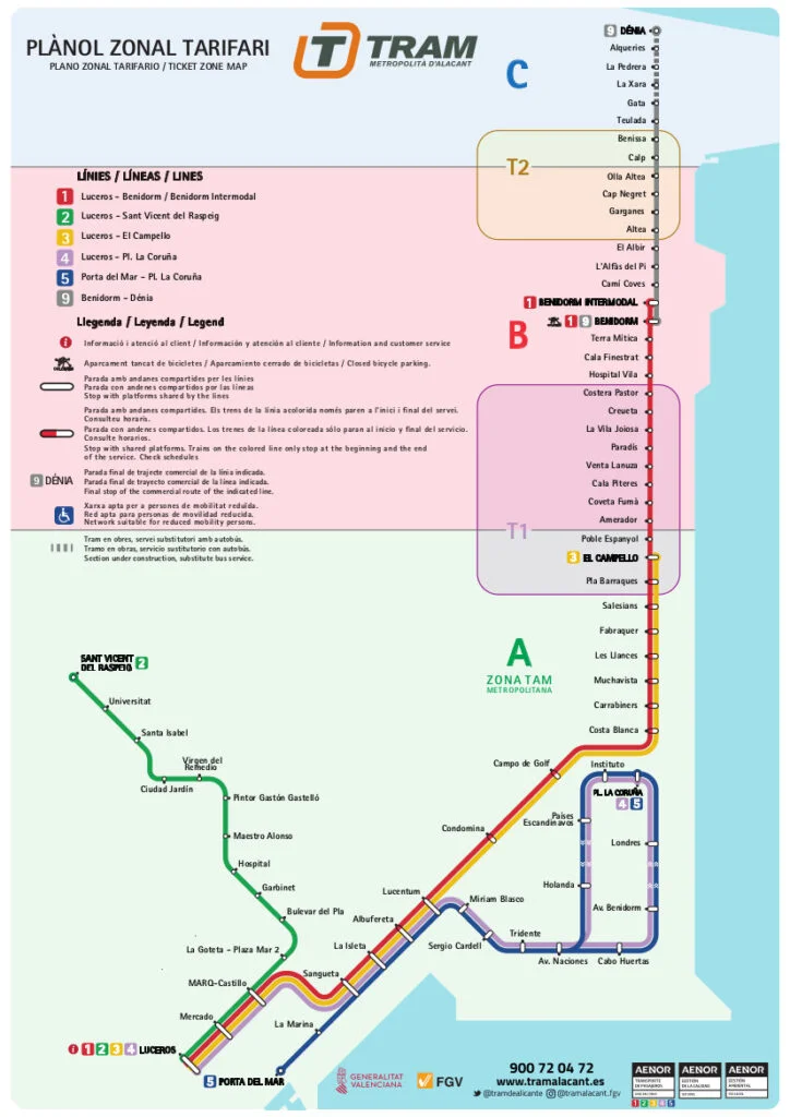 Alicante TRAM - Prices, Timetables, Routes. All You Need to Know ...